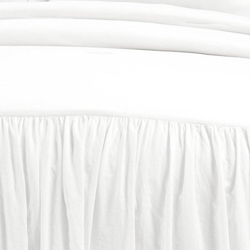 Belgian Flax Linen Rich Cotton Blend Bedspread 3 Piece Set