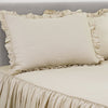 Belgian Flax Linen Rich Cotton Blend Bedspread 3 Piece Set