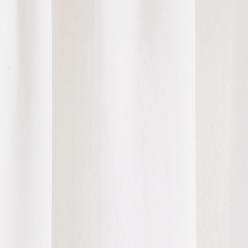 Boho Faux Linen Texture Tassel Window Curtain Panel