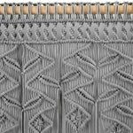 Boho Macrame Leaf Cotton Valance