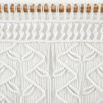 Boho Macrame Leaf Cotton Valance