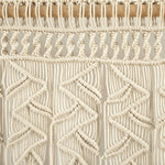 Boho Macrame Leaf Cotton Valance