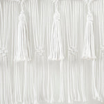 Boho Macrame Tassel Cotton Valance
