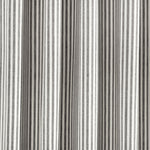 Farmhouse Vintage Stripe Recycled Cotton Window Curtain Panel Set