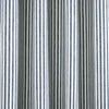 Farmhouse Vintage Stripe Recycled Cotton Window Curtain Panel Set