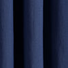 Insulated Grommet Blackout Faux Linen Window Curtain Panel