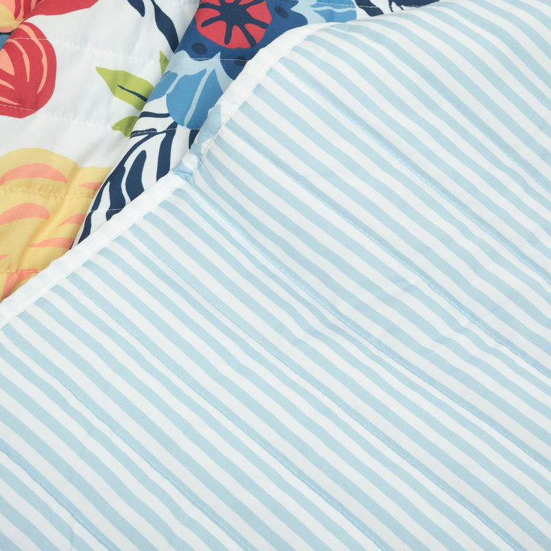 Cottagecore Ariana Flower Reversible Quilt 3 Piece Set