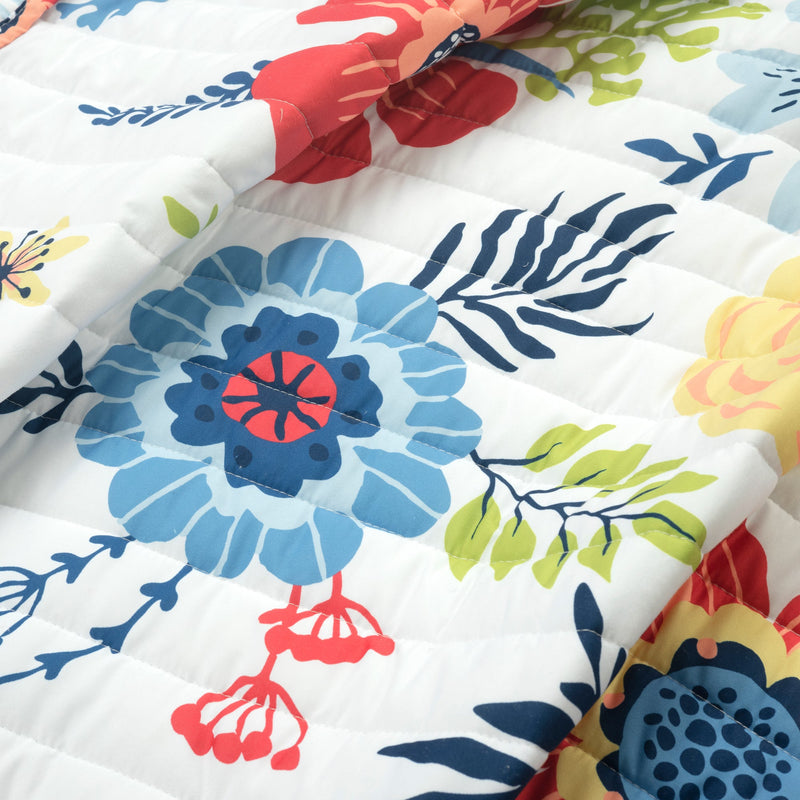 Cottagecore Ariana Flower Reversible Quilt 3 Piece Set