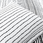 Hygge Geo Reversible Cotton Duvet Cover 3 Piece Set
