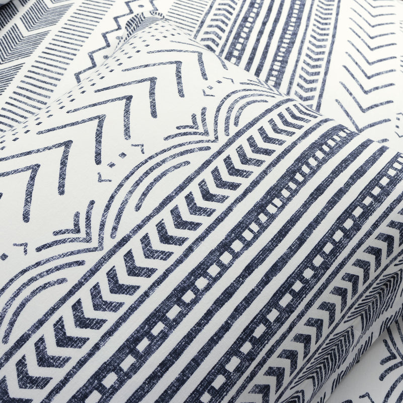Hygge Geo Reversible Cotton Duvet Cover 3 Piece Set