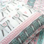 Boho Llama Reversible Quilt Set