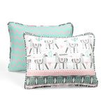 Boho Llama Reversible Quilt Set