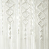 Boho Macrame Textured Indoor/Outdoor Window Curtain