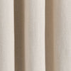 Insulated Grommet Blackout Faux Linen Window Curtain Panel