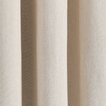 Insulated Grommet Blackout Faux Linen Window Curtain Panel