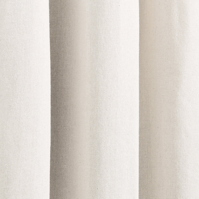 Insulated Grommet Blackout Faux Linen Window Curtain Panel