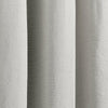 Insulated Grommet Blackout Faux Linen Window Curtain Panel