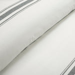 Farmhouse Stripe 100% Cotton Duvet Cover Set