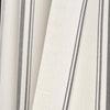 Farmhouse Stripe Yarn Dyed Recycled Cotton Window Curtain Panel Set