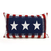 3 Stars And Stripe Decorative Pillow