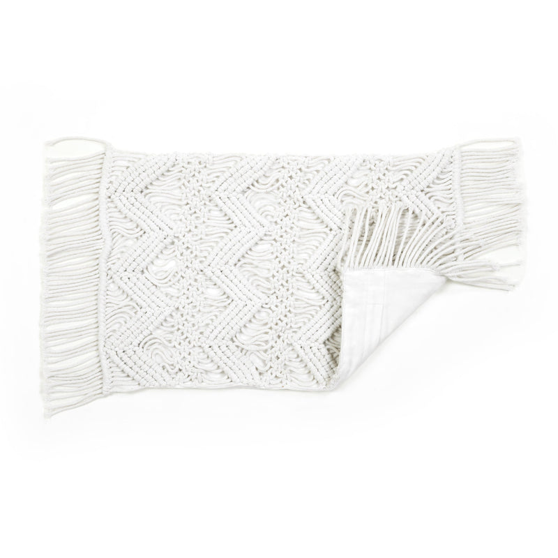 Studio Chevron Macrame Decorative Pillow Cover