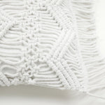 Studio Chevron Macrame Decorative Pillow Cover