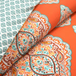 Harley Reversible Cotton Duvet Cover 3 Piece Set