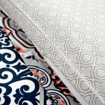 Nesco Stripe Cotton Duvet Cover 3 Piece Set