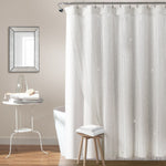 Night Sky String Thread With Peva Lining Shower Curtain Set