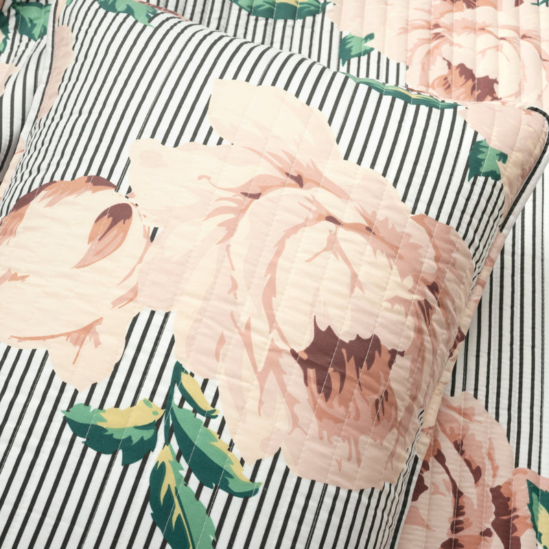 Mira Vintage Floral Oversized Quilt Set