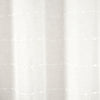 Farmhouse Textured Sheer With Peva Lining Shower Curtain Set