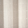 Farmhouse Textured Sheer With Peva Lining Shower Curtain Set