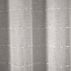 Farmhouse Textured Sheer With Peva Lining Shower Curtain Set