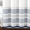 Nantucket Yarn Dyed Cotton Tassel Fringe Shower Curtain