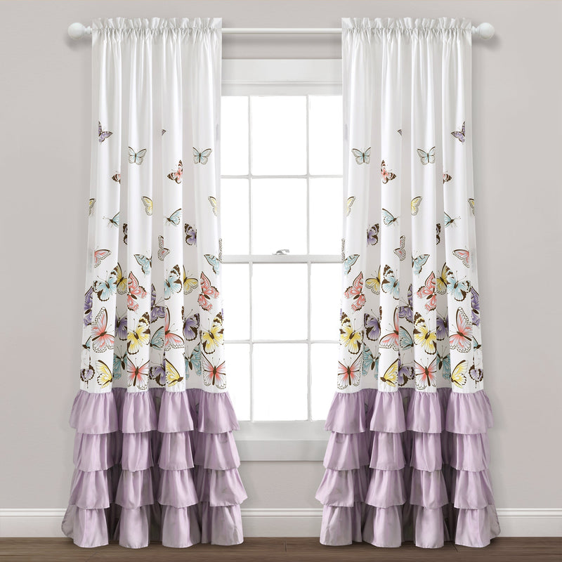 Flutter Butterfly Window Curtain Set