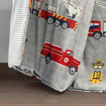 Fire Truck 7-Pound Weighted Blanket Set
