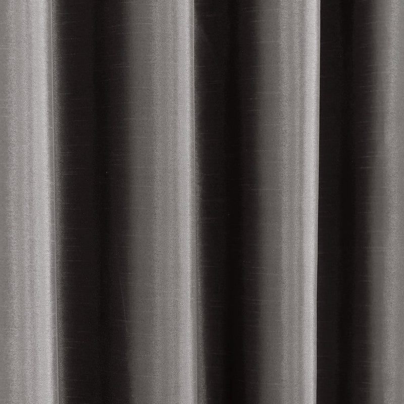 Faux Silk 100% Blackout Window Curtain Panel