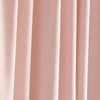 Prima Velvet Solid Grommet Light Filtering Window Curtain Panel Set