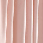 Prima Velvet Solid Grommet Light Filtering Window Curtain Panel Set