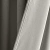 Prima Velvet Solid Grommet Light Filtering Window Curtain Panel Set