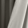 Prima Velvet Solid Back Tab Rod Pocket Light Filtering Window Curtain Panel Set