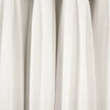 Linen Button Lined 100% Blackout Window Curtain Panel