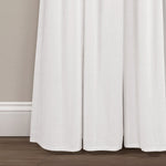 Linen Button Lined 100% Blackout Window Curtain Panel