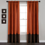 Prima Back Tab Rod Pocket Window Curtain Panel Set