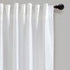 Prima Back Tab Rod Pocket Window Curtain Panel Set