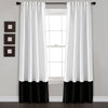 Prima Back Tab Rod Pocket Window Curtain Panel Set