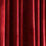 Prima Velvet Solid Back Tab Rod Pocket Light Filtering Window Curtain Panel Set