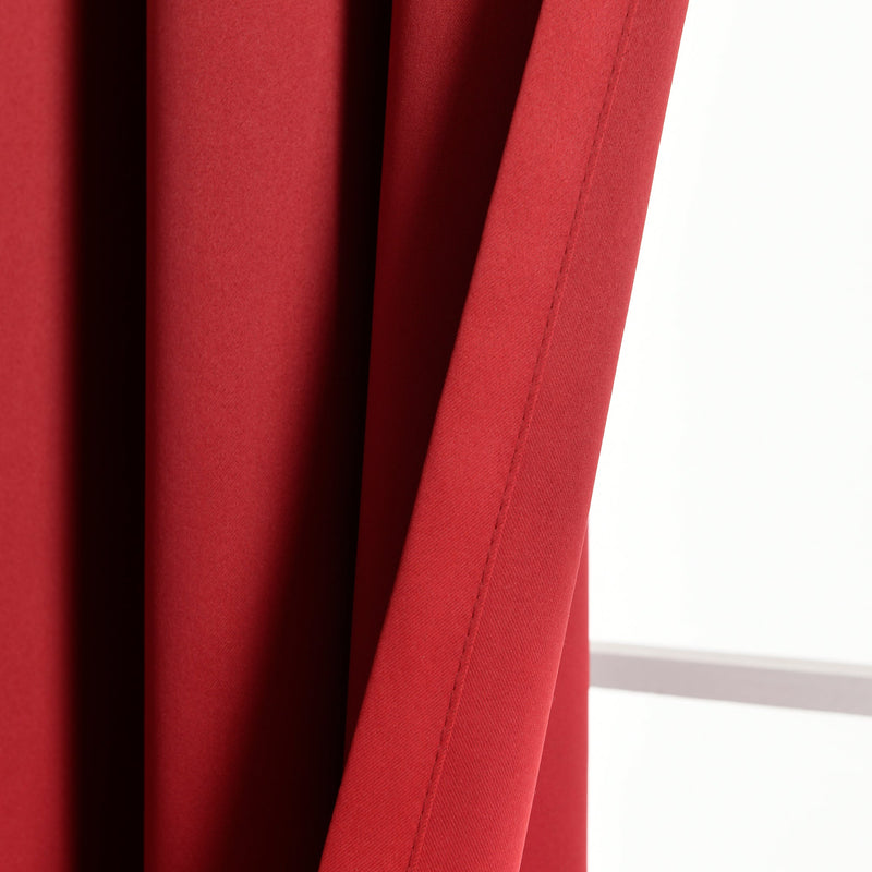 Insulated Grommet Blackout Window Curtain Panel Set