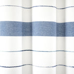 Chic Stripe Yarn Dyed Eco-Friendly Recycled Cotton Shower Curtain