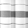 Chic Stripe Yarn Dyed Eco-Friendly Recycled Cotton Shower Curtain
